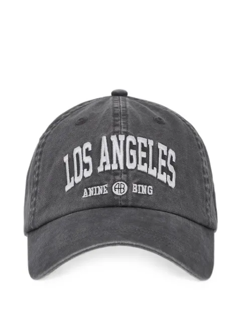 ANINE BING Jeremy baseball cap Los Angeles University - washed grey