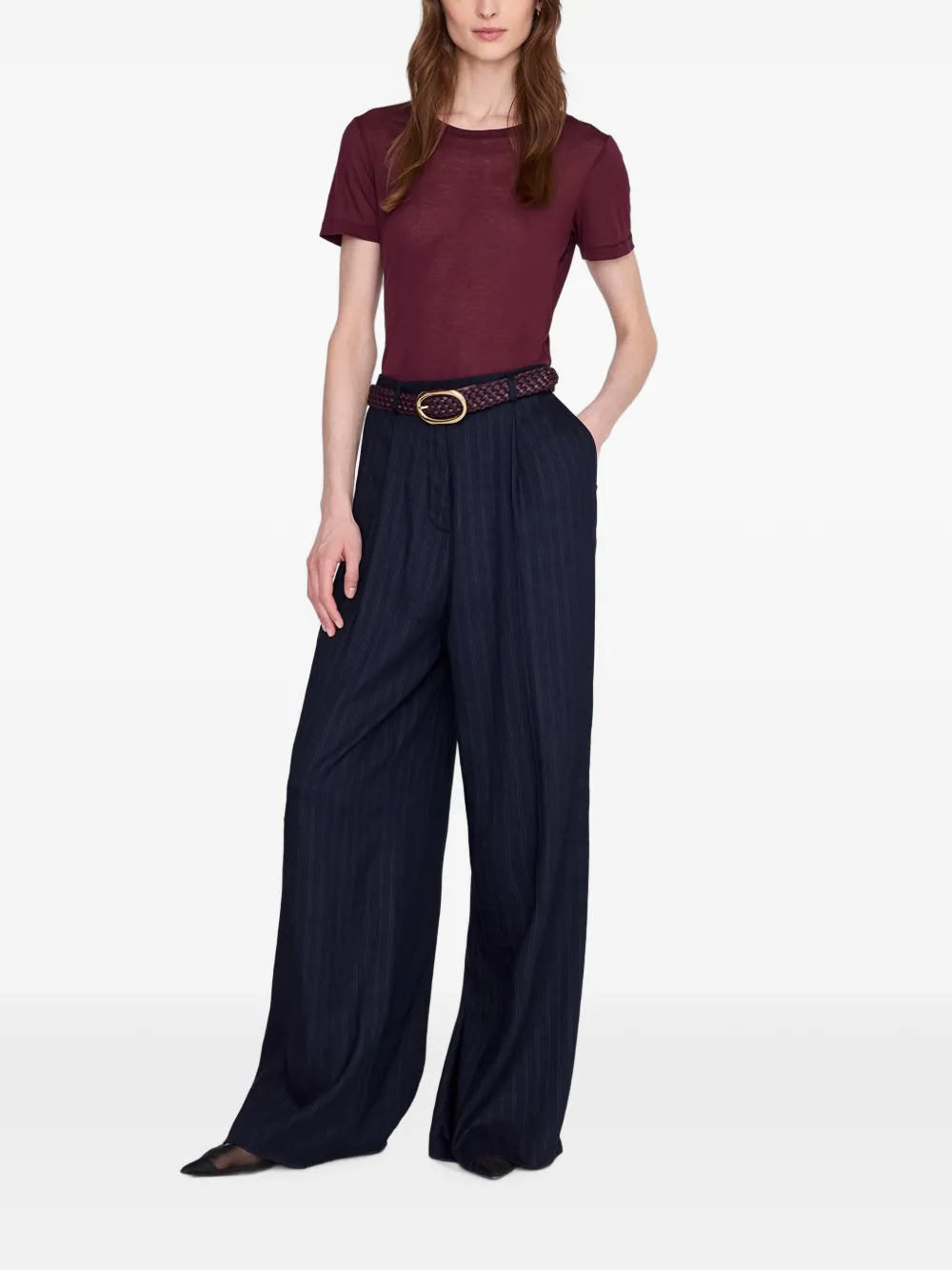 ANINE BING Sylvie T-shirt Rood