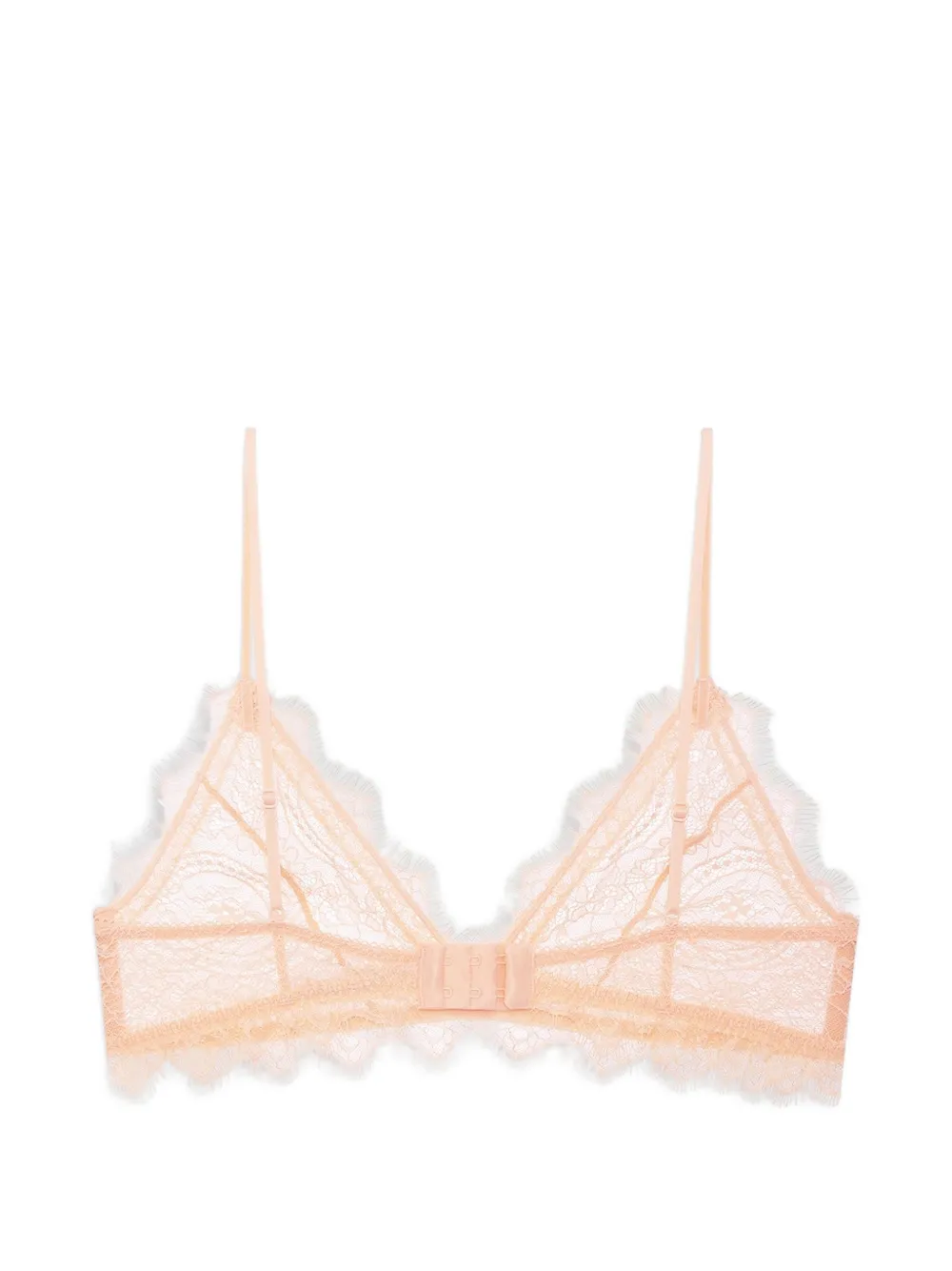 ANINE BING Bh met kanten afwerking Beige