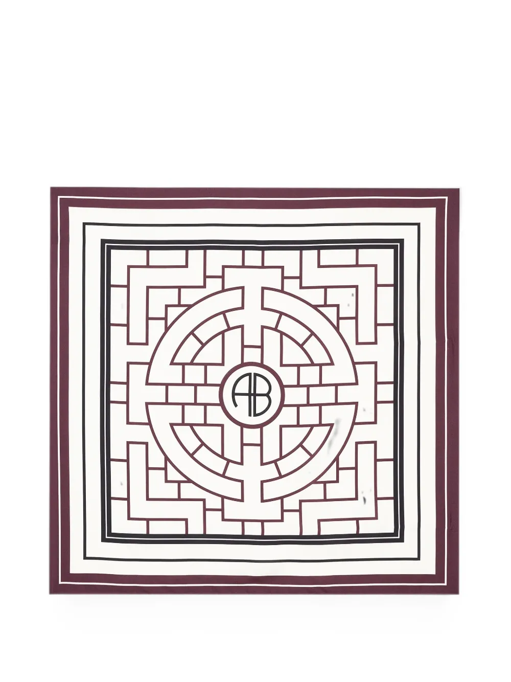 ANINE BING Foulard York AB - fig - Bianco