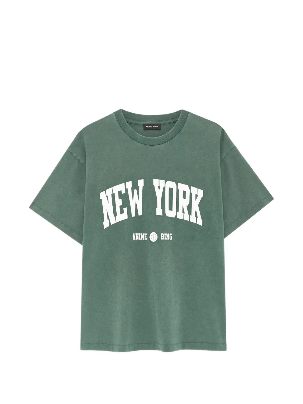 ANINE BING Cade T-shirt New York University - cilantro