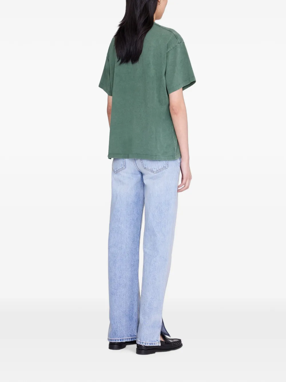 ANINE BING Cade New York University T-shirt Groen