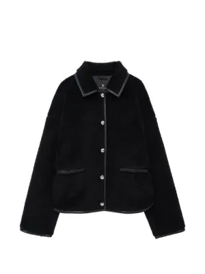 Melitta Baumeister zip-pocket Denim Jacket | Black | FARFETCH