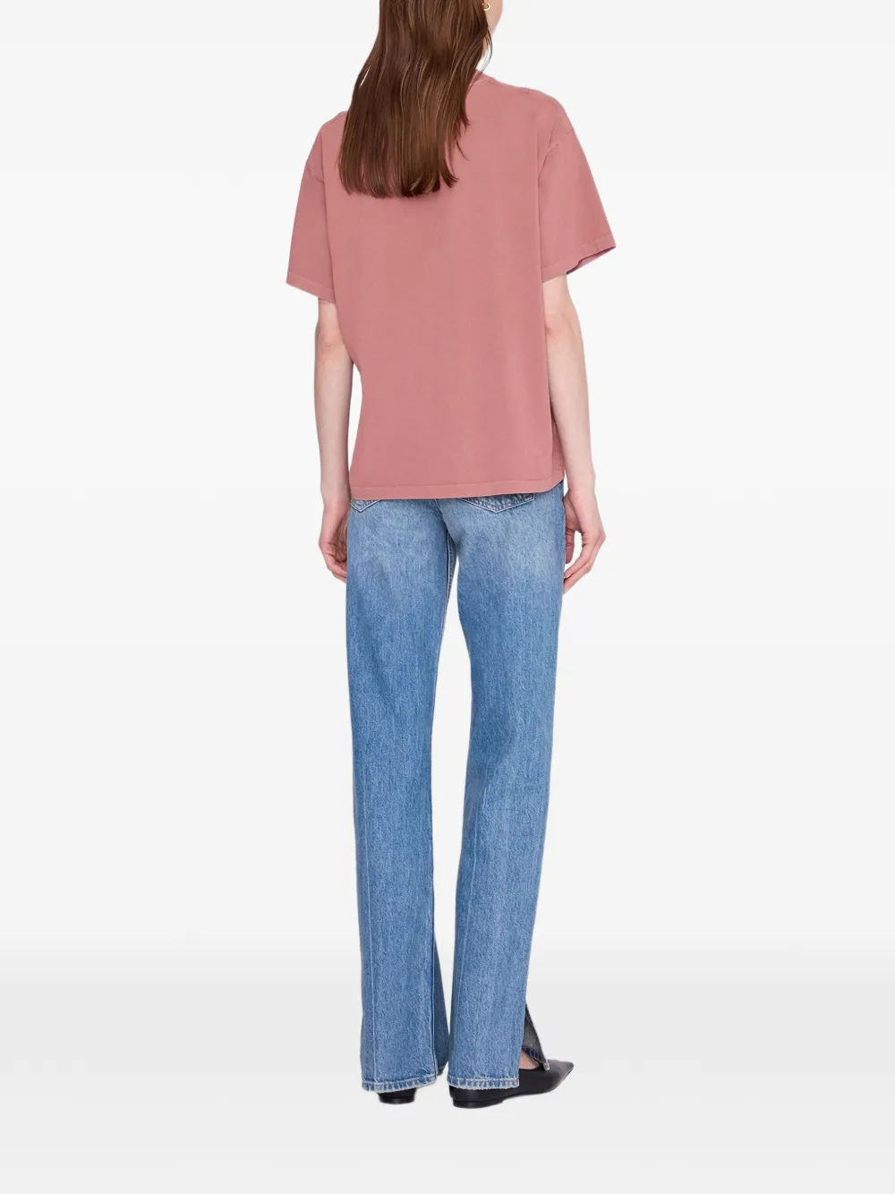 ANINE BING Cade Tee Los Angeles University Rood