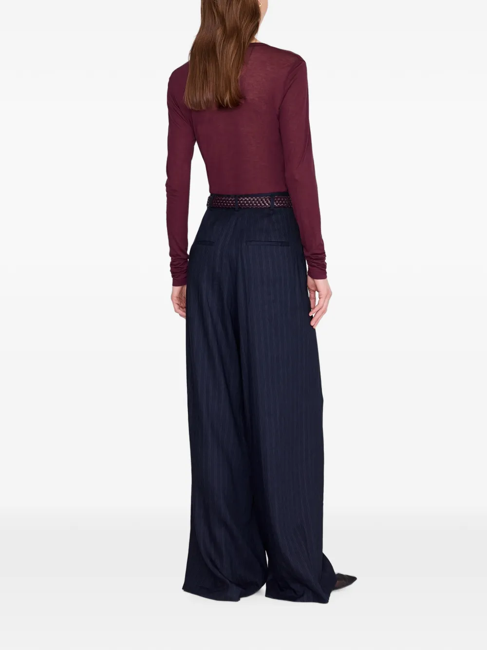 ANINE BING Sylvie T-shirt met lange mouwen Rood