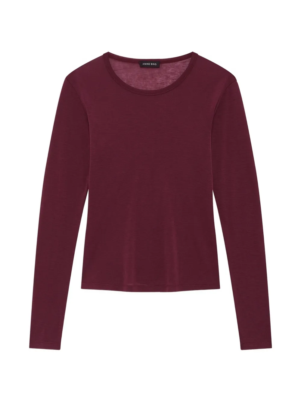 ANINE BING Sylvie long-sleeve T-shirt - fig