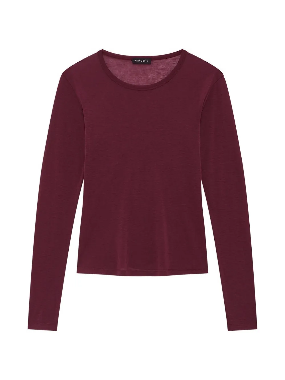 ANINE BING Sylvie T-shirt met lange mouwen Rood