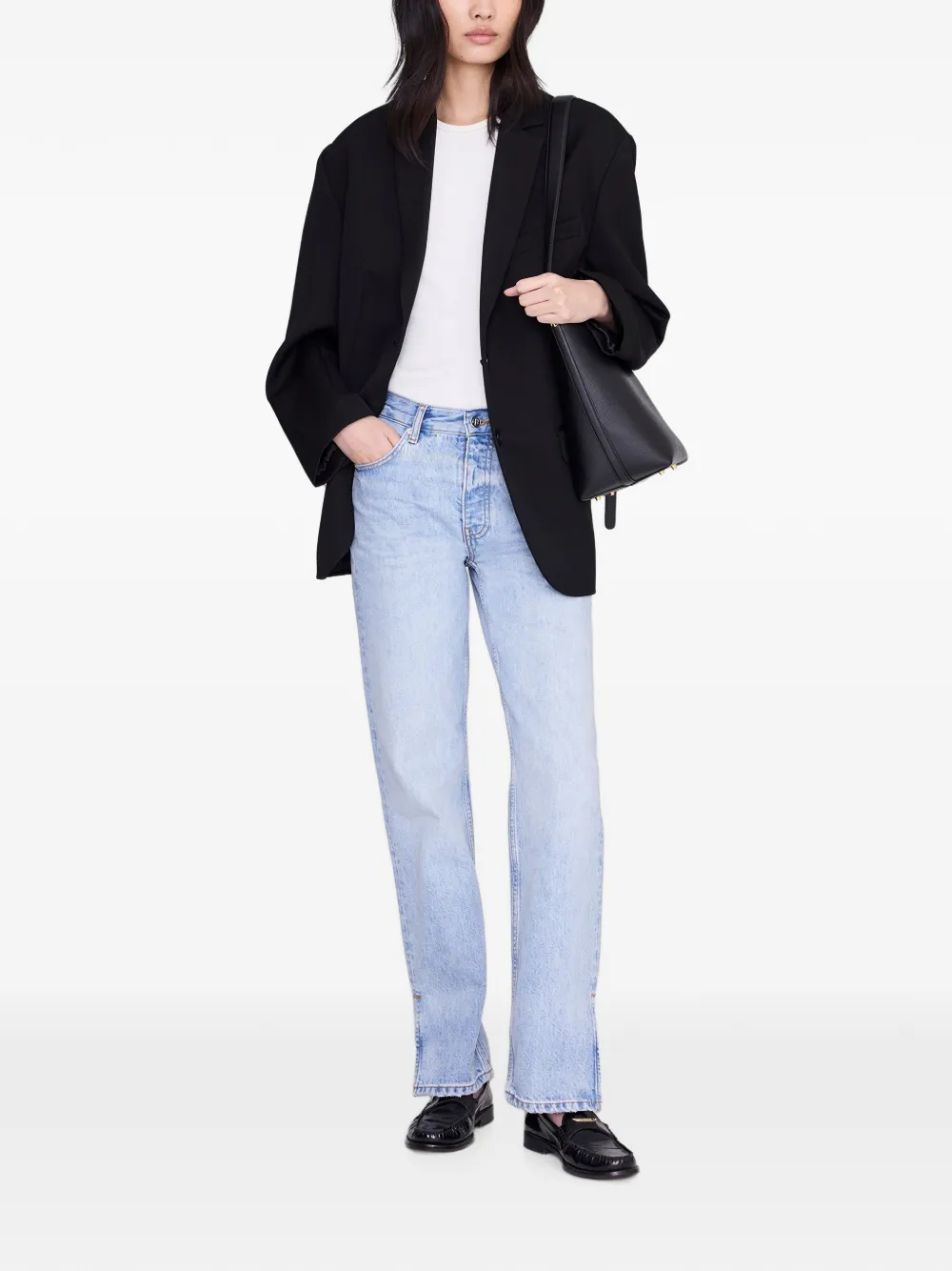 ANINE BING Amoc loafers Zwart