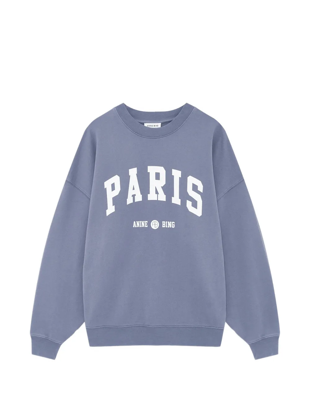 ANINE BING Felpa Miles Paris University - blu