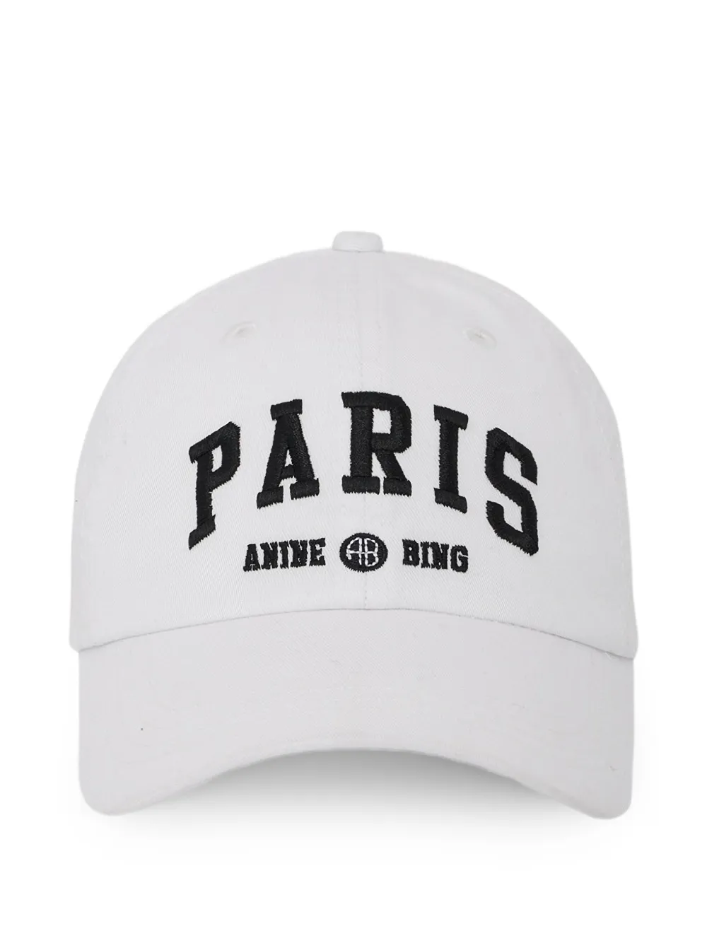 ANINE BING Jeremy logo-embroidered baseball cap - Bianco