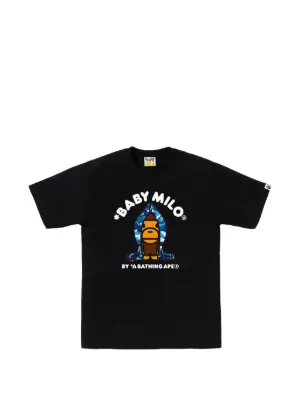 A BATHING APE® ABC Camo College T-shirt | Black | FARFETCH IN