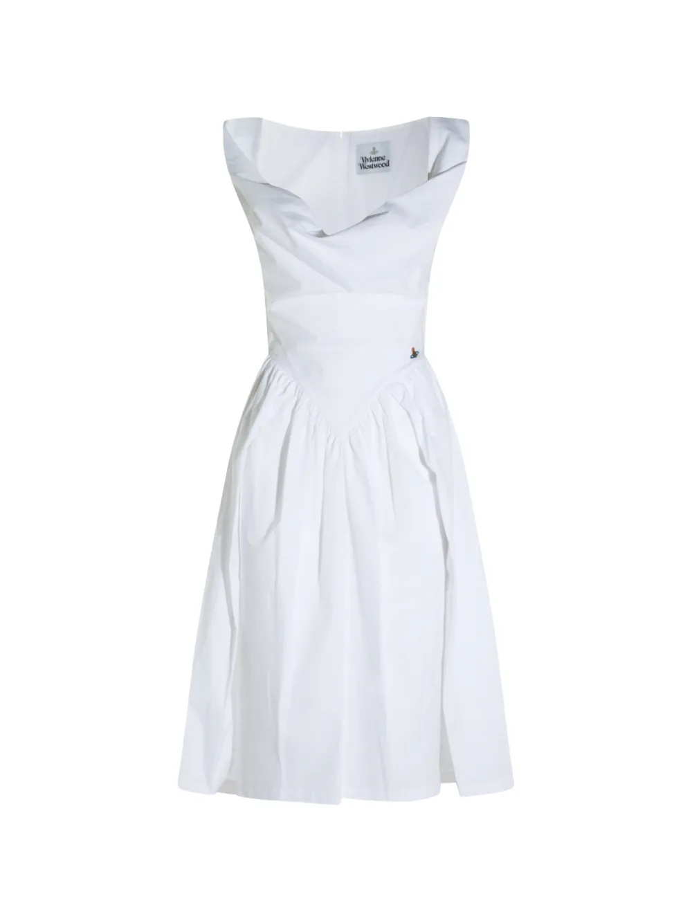 Vivienne Westwood Sunday sleeveless midi dress - White
