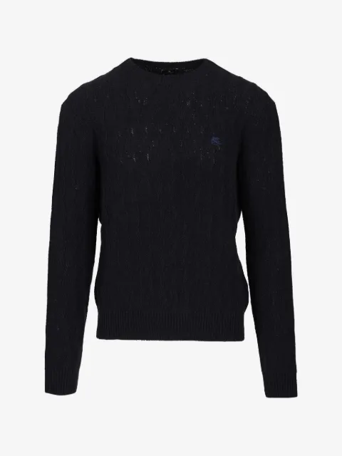 ETRO Pegaso-embroidered cashmere sweater