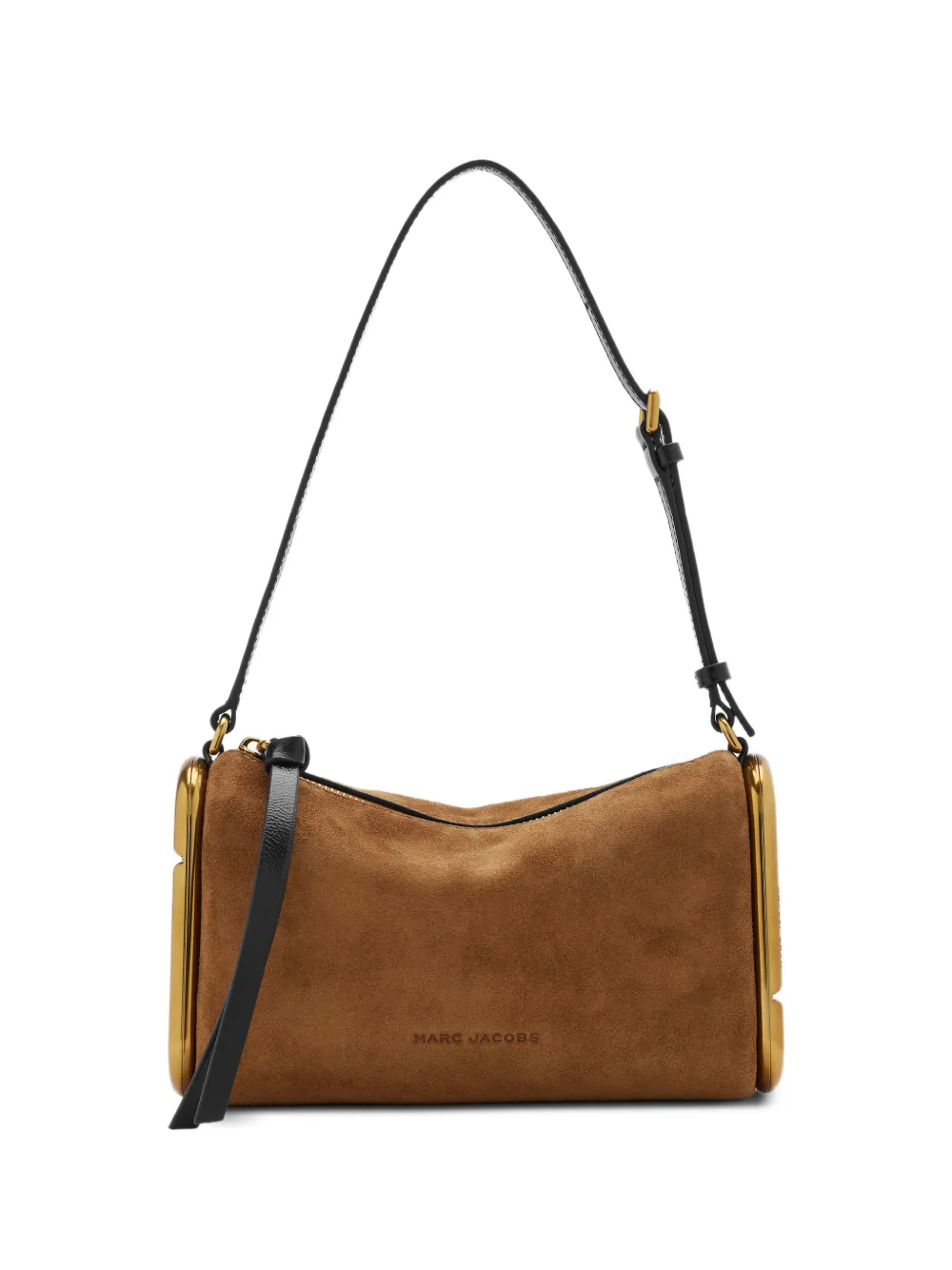 Marc Jacobs Scene small shoulder bag in suede - Marrone