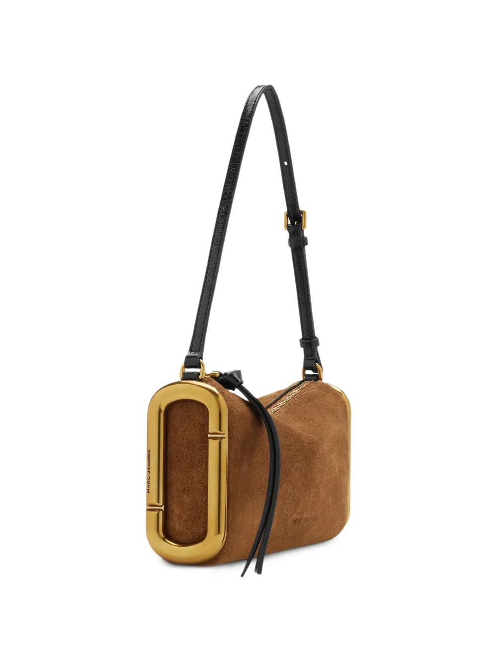 Marc Jacobs Scene kleine suède schoudertas Bruin