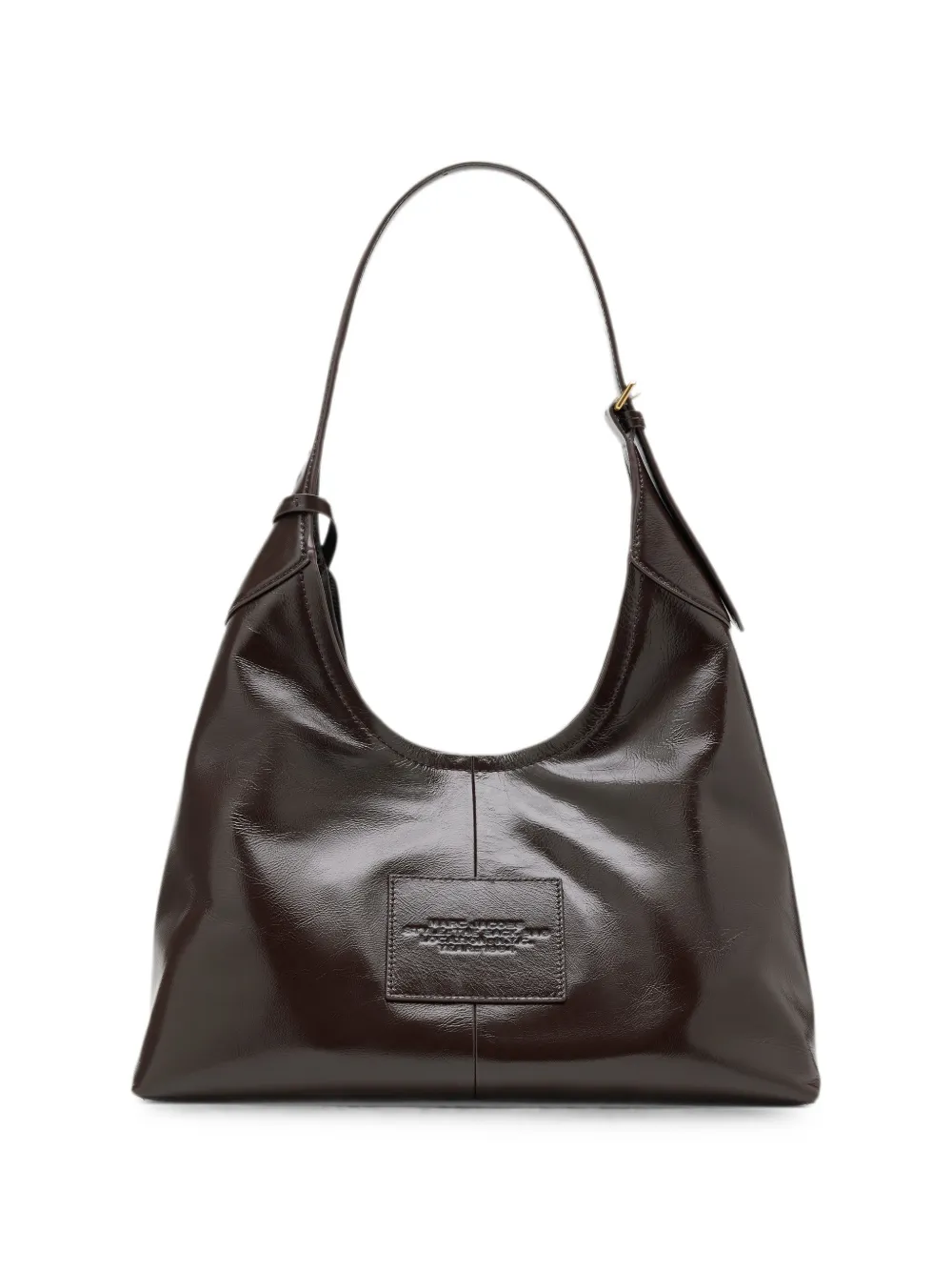 Marc Jacobs Sack tas van gekreukt leer met ceintuur Bruin