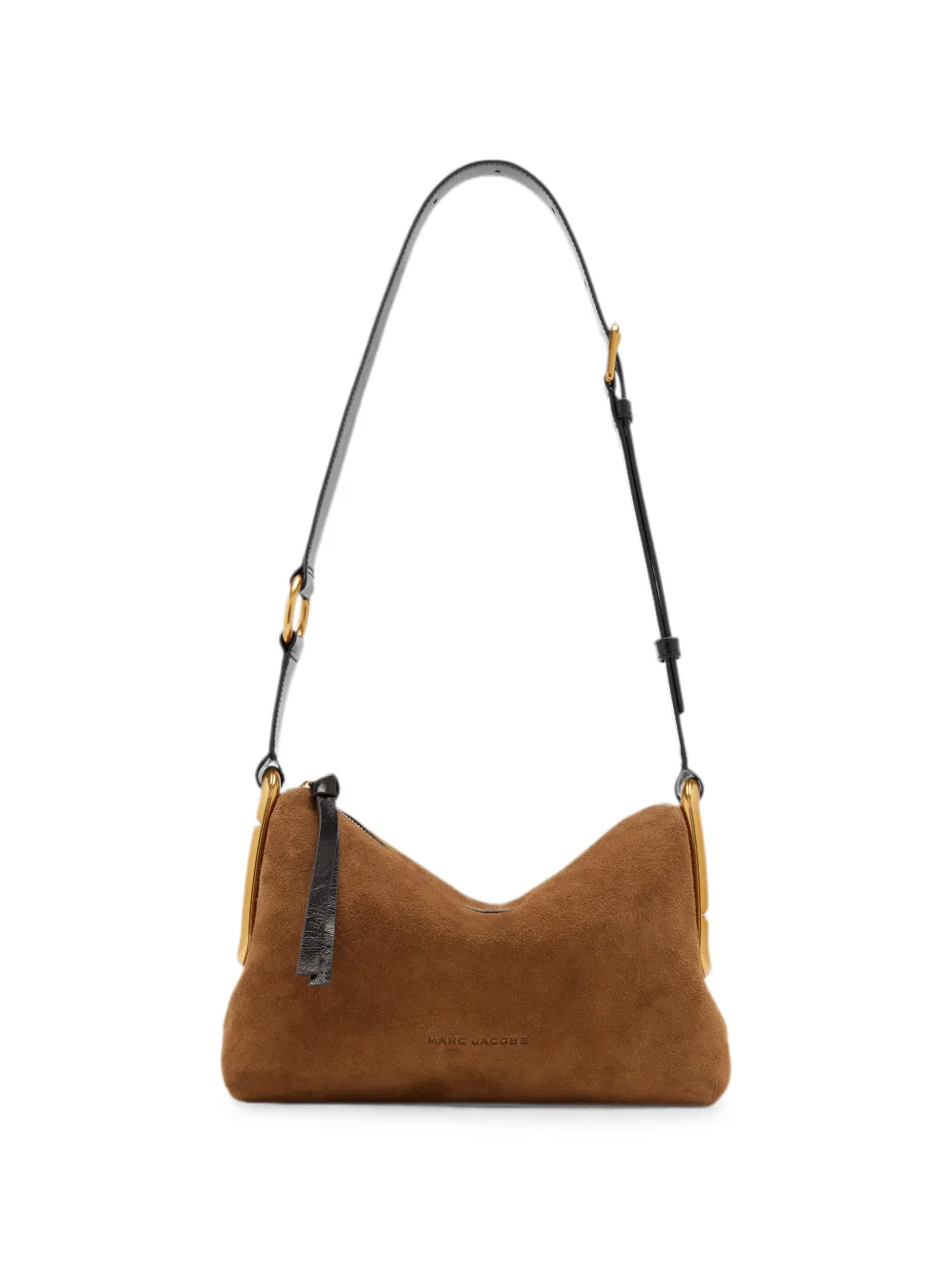 Marc Jacobs Scene medium shoulder bag in suede - Marrone