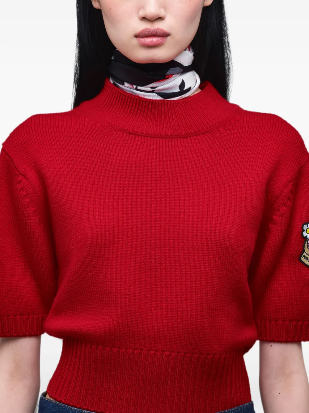 Marc Jacobs Canal St zijden sjaal Wit