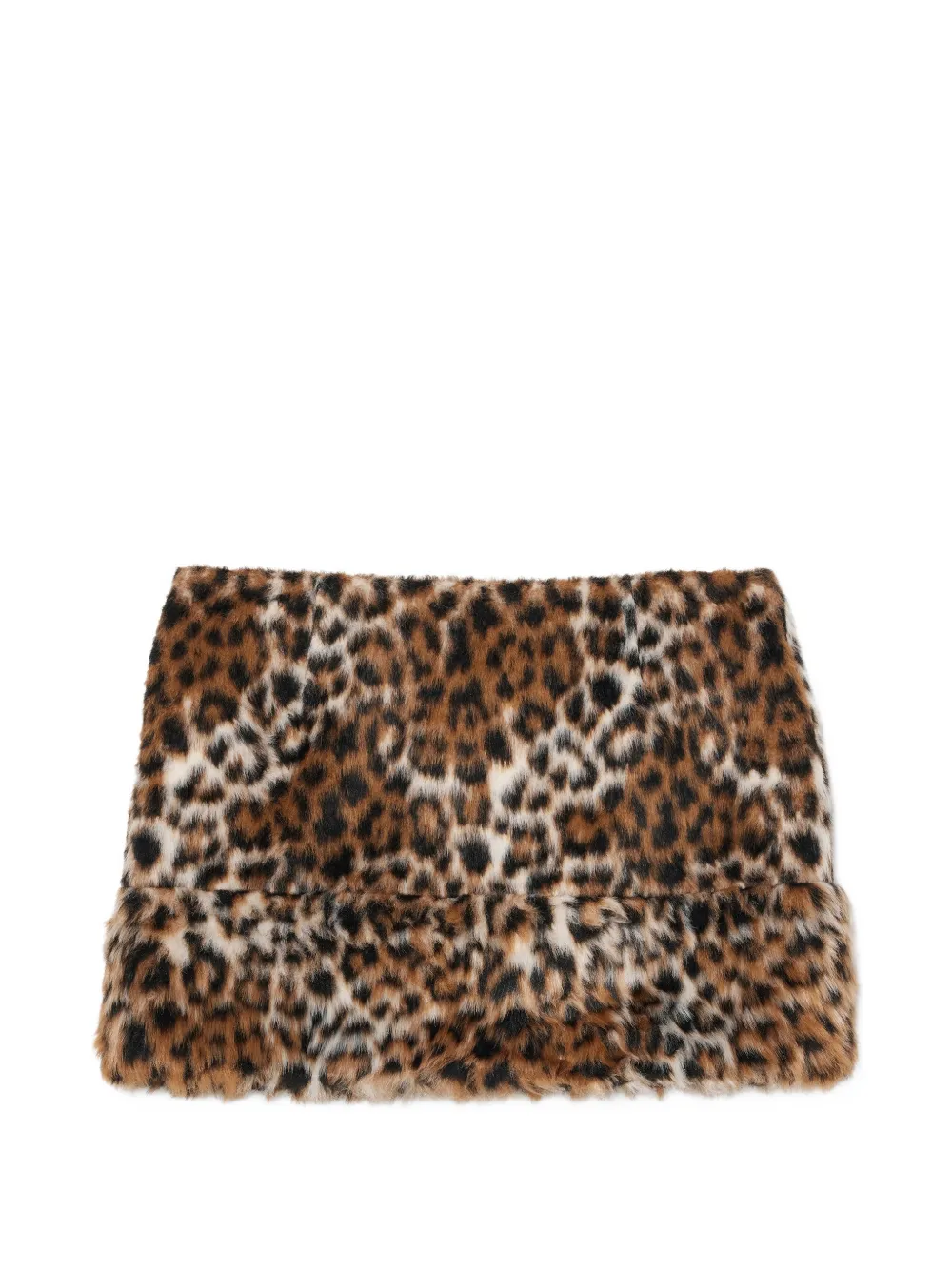 Marc Jacobs Rok met luipaard-print en imitatiebont Bruin