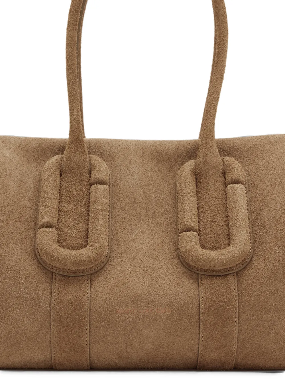 Marc Jacobs Babe City suède shopper Bruin