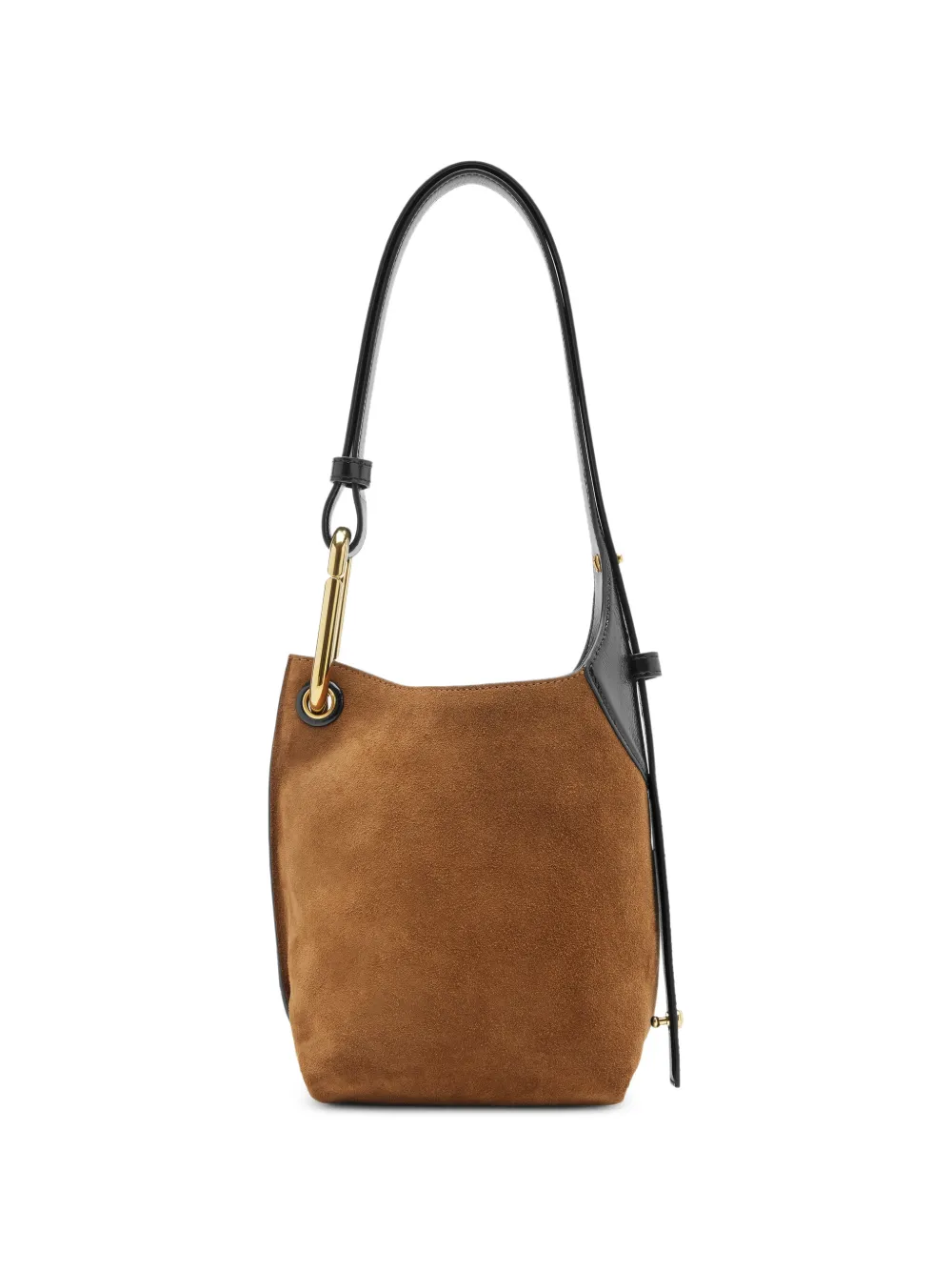Marc Jacobs Kleine Scene suède bucket-tas Bruin