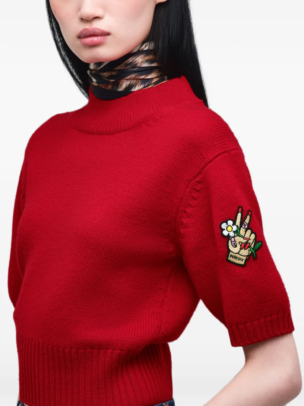 Marc Jacobs Sjaal met luipaardprint Bruin
