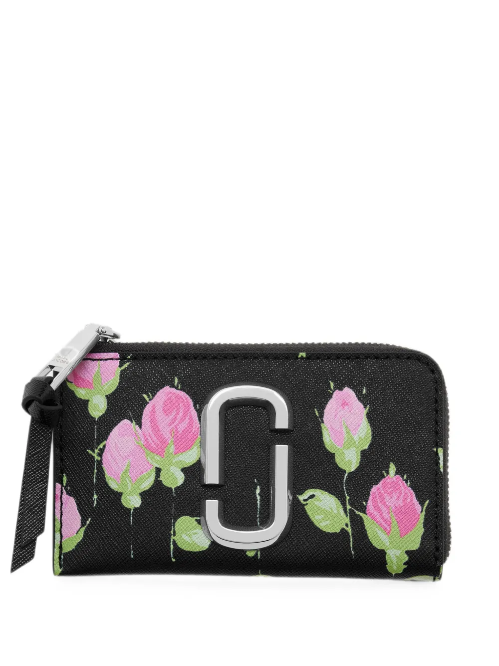 Marc Jacobs Snapshot top-zip multi wallet in vintage floral - Nero