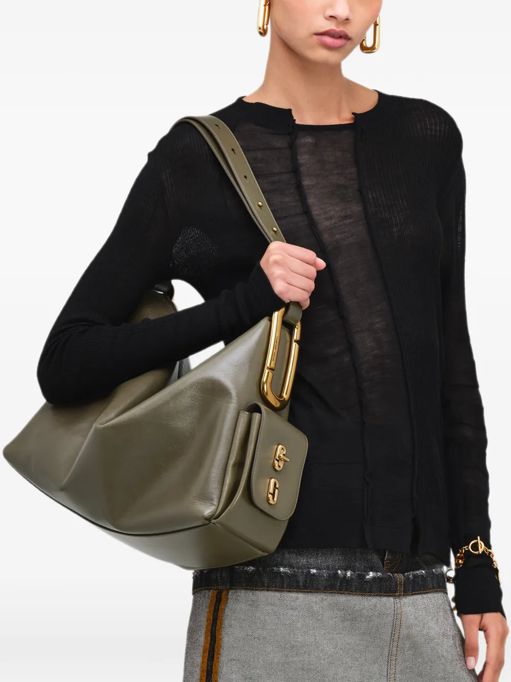 Marc Jacobs Grote Scene schoudertas Groen