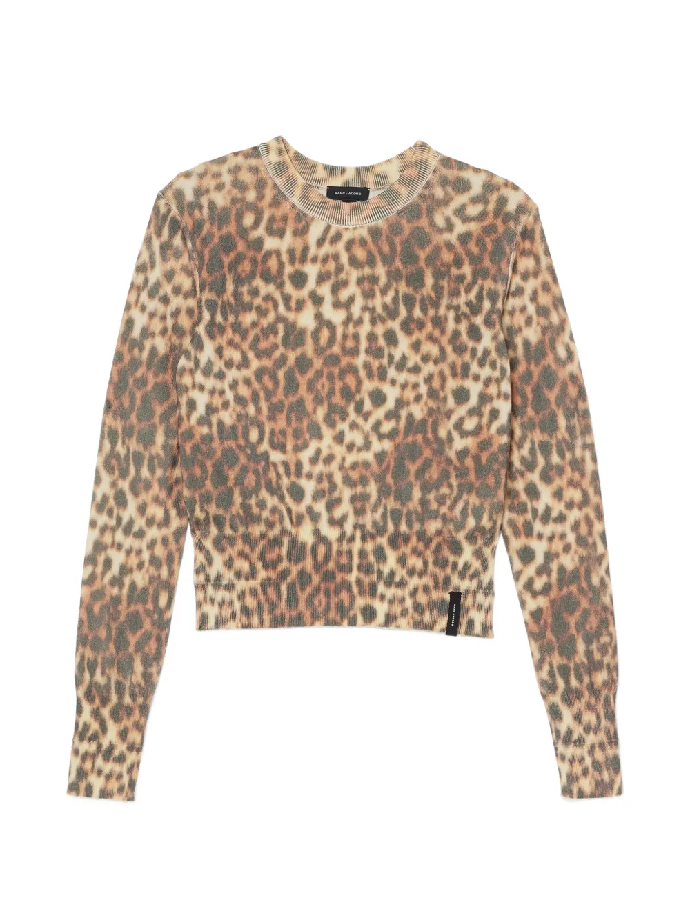 Marc Jacobs leopard-print sweater - Marrone