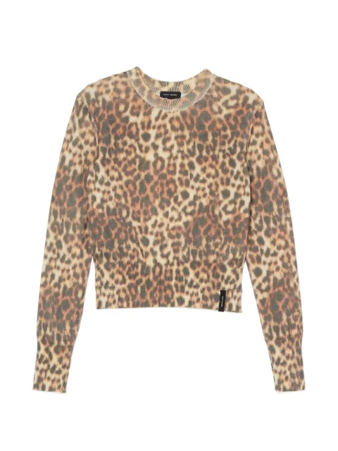 Marc Jacobs jersey con motivo de leopardo