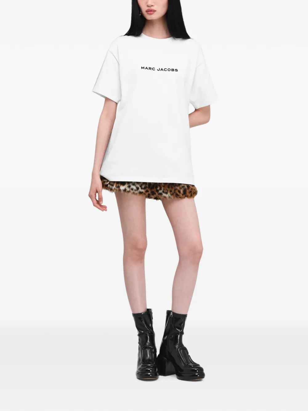Marc Jacobs T-shirt met logoprint Wit