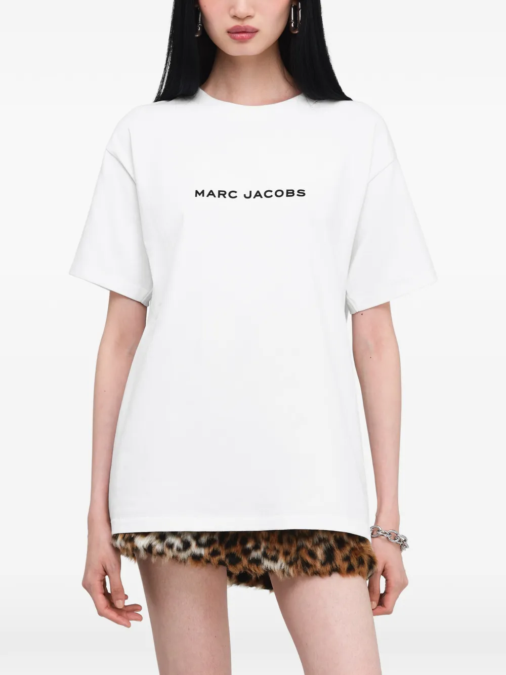 Marc Jacobs T-shirt met logoprint Wit