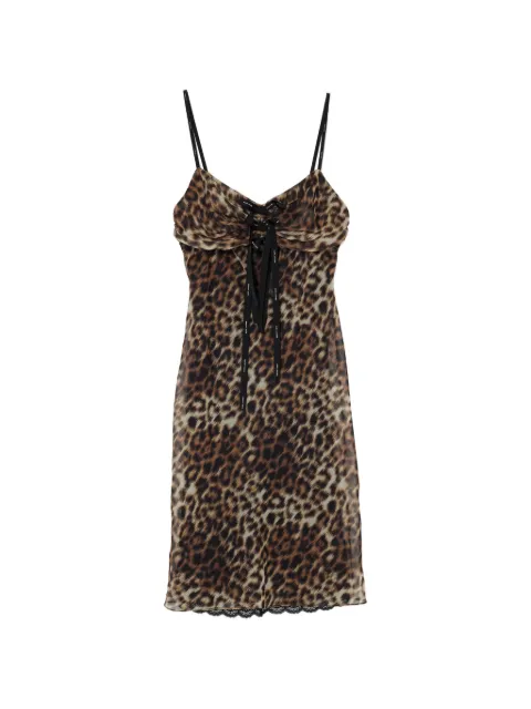 Marc Jacobs leopard-print slip dress