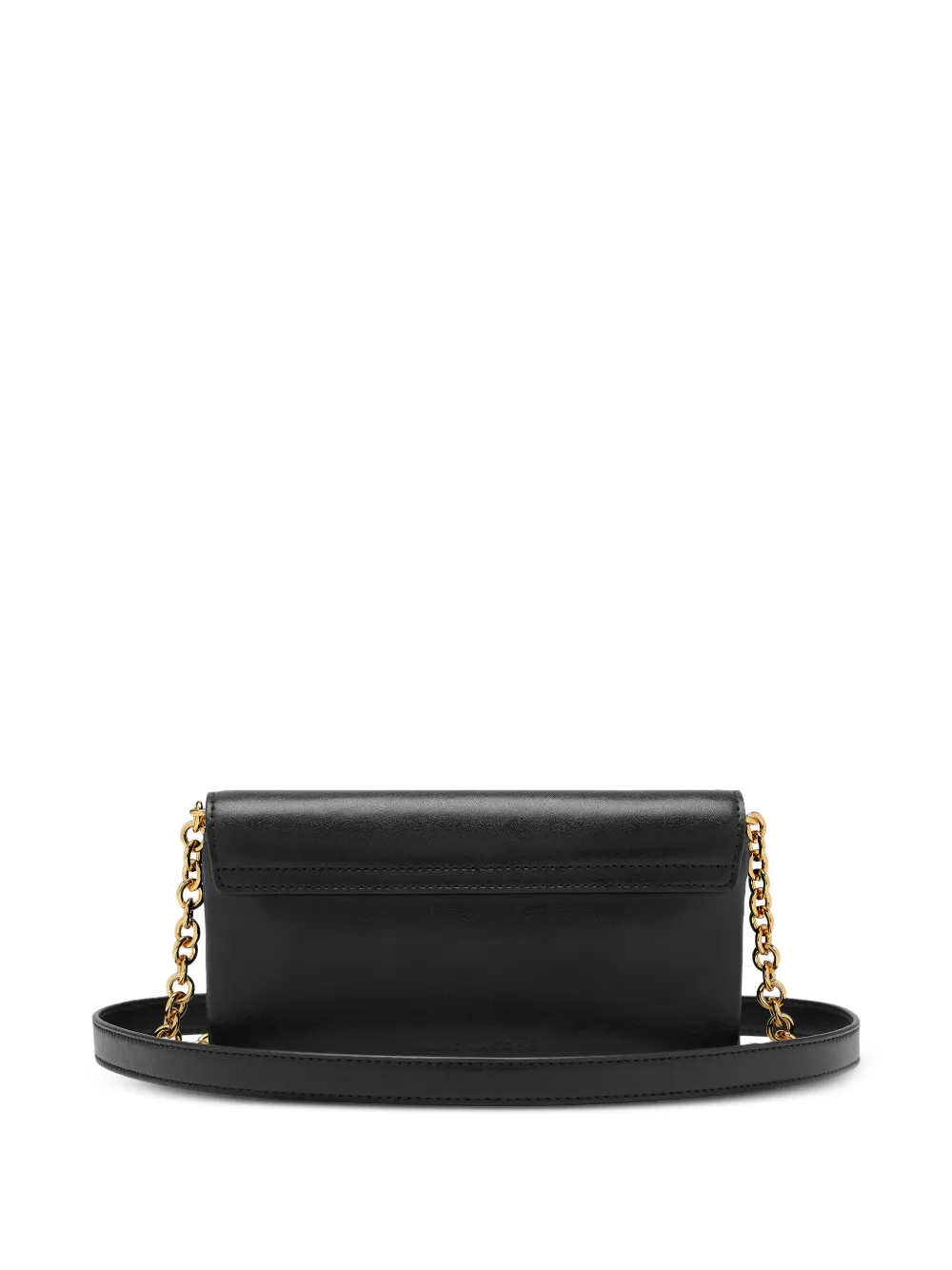 Marc Jacobs Scene portemonnee met logoplakkaat en ketting Zwart