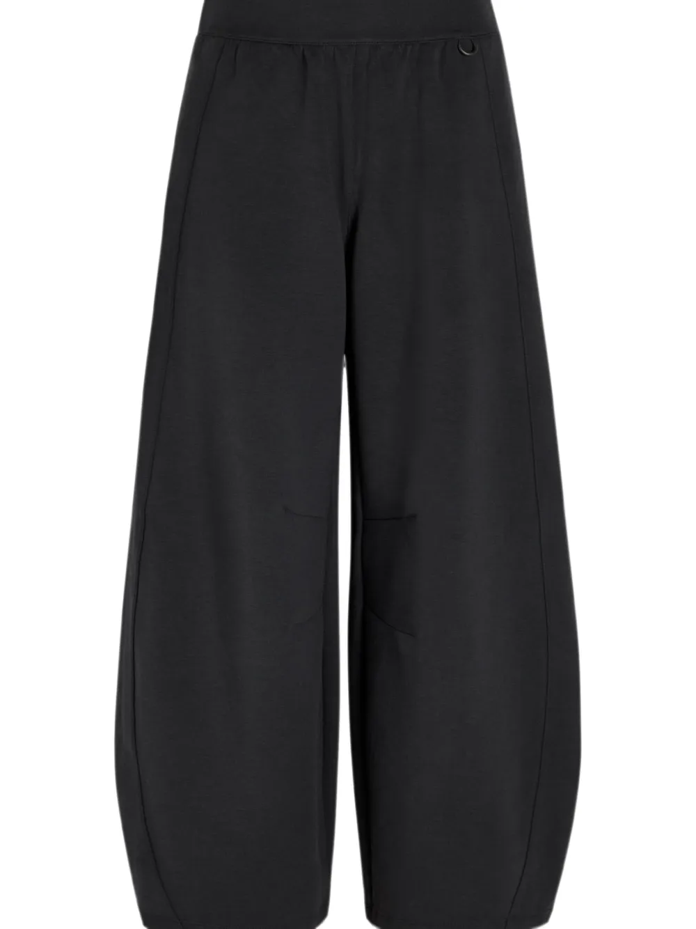 Nike Broek met wijde pijpen en gewelfde afwerking Zwart