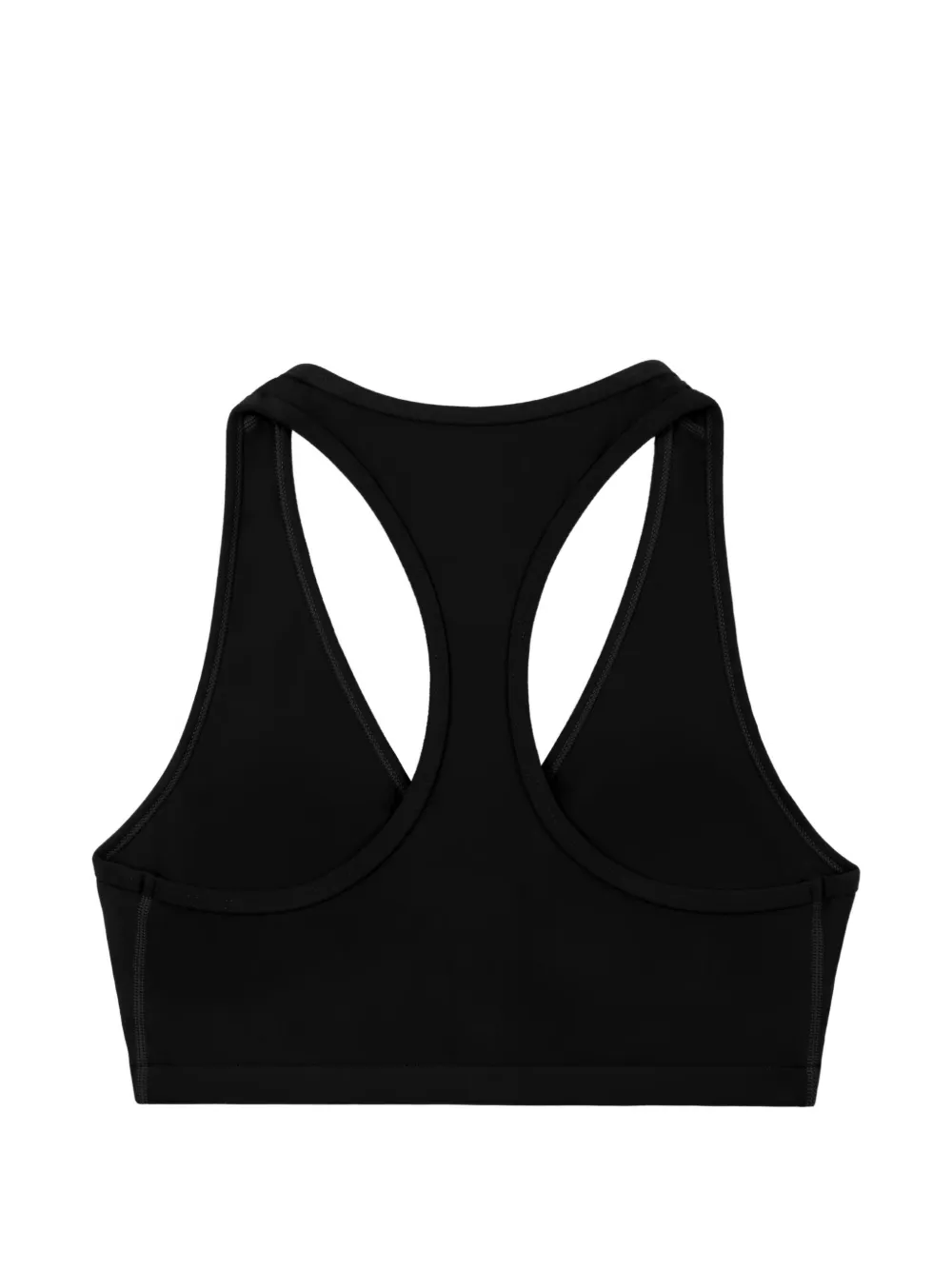 Sporty & Rich Sport-bh met logoprint Zwart
