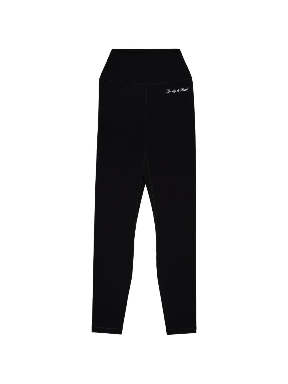 Sporty & Rich logo-print leggings - Black