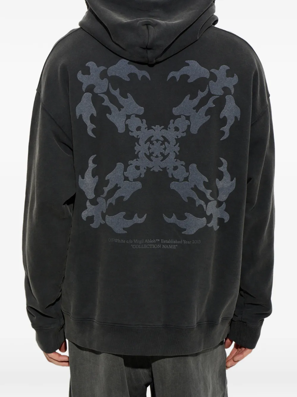 Off-White Rugs Arrow hoodie Zwart