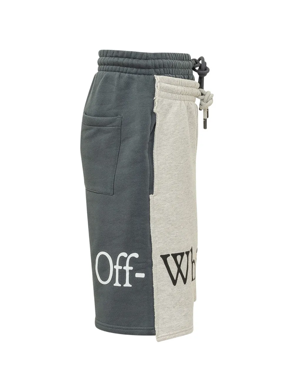 Off-White Bookish shorts met logoprint Grijs