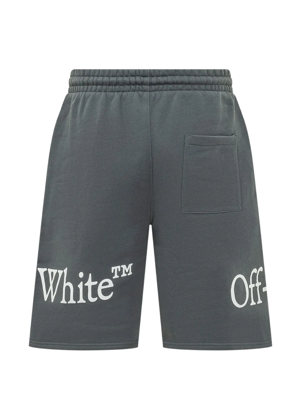 Off-White Bookish shorts met logoprint Grijs