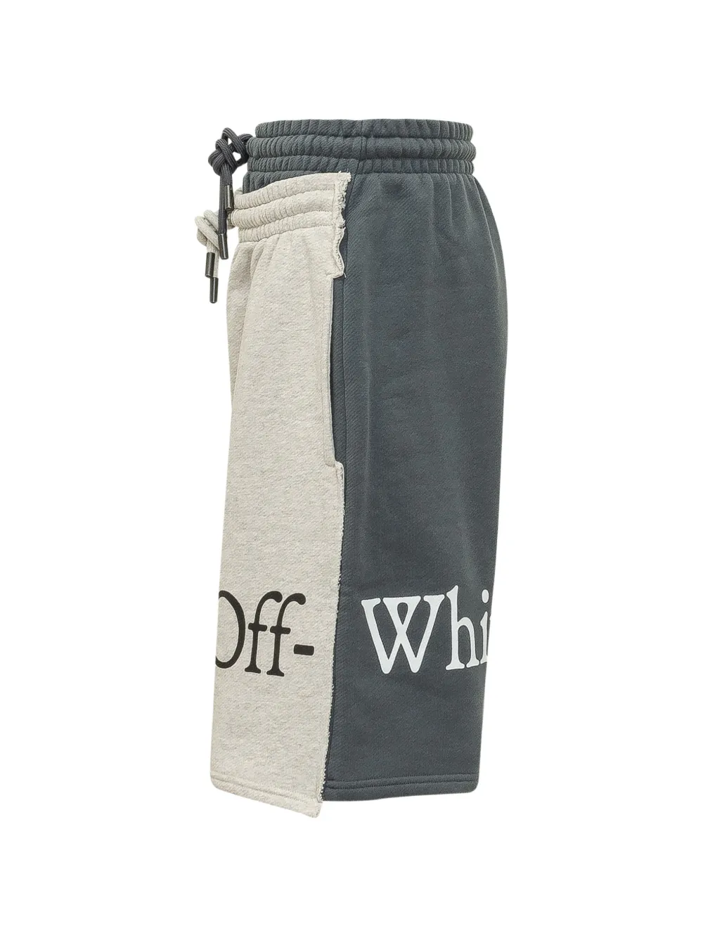 Off-White Bookish shorts met logoprint Grijs