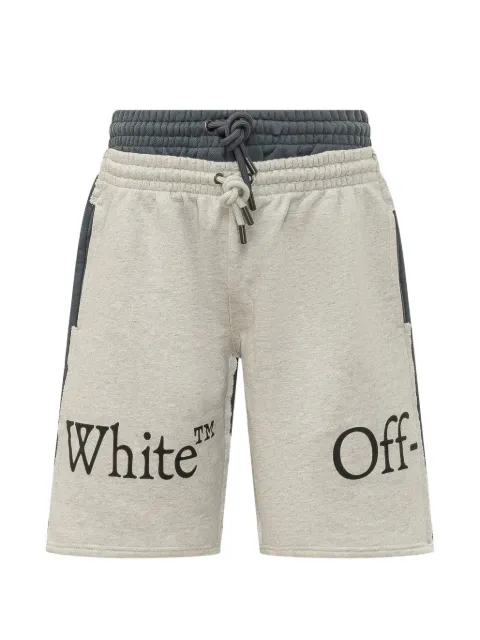 Off-White Bookish logo-print shorts