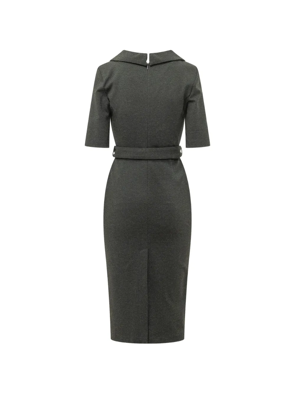 PINKO Love Birds belted dress Grijs