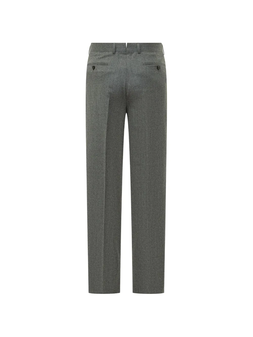 Zegna Plooibroek van wolflanel Grijs