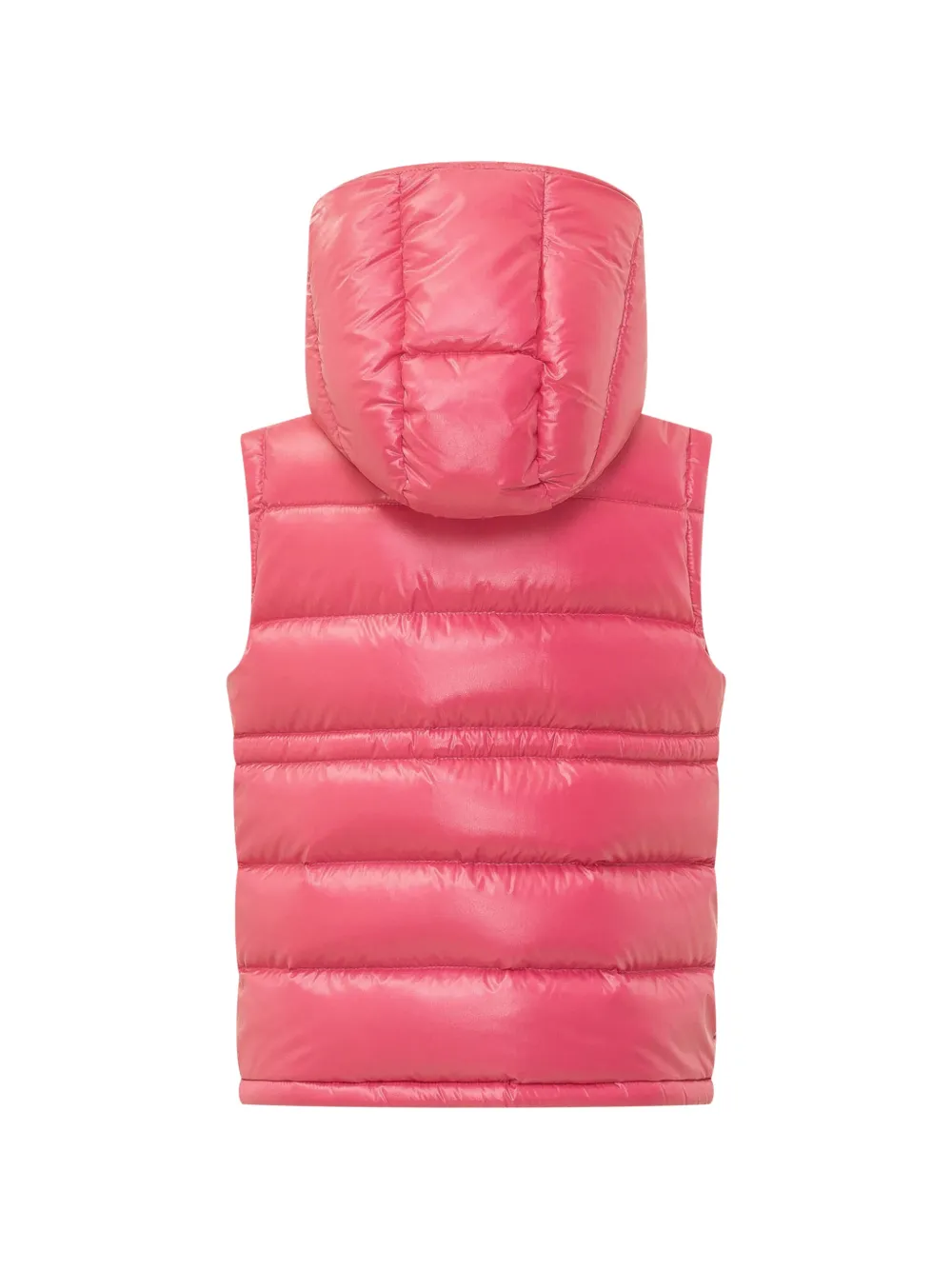 Moncler Enfant Ania gewatteerde bodywarmer met capuchon Roze