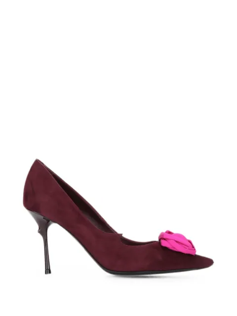 Roger Vivier Rose floral-appliqué pumps