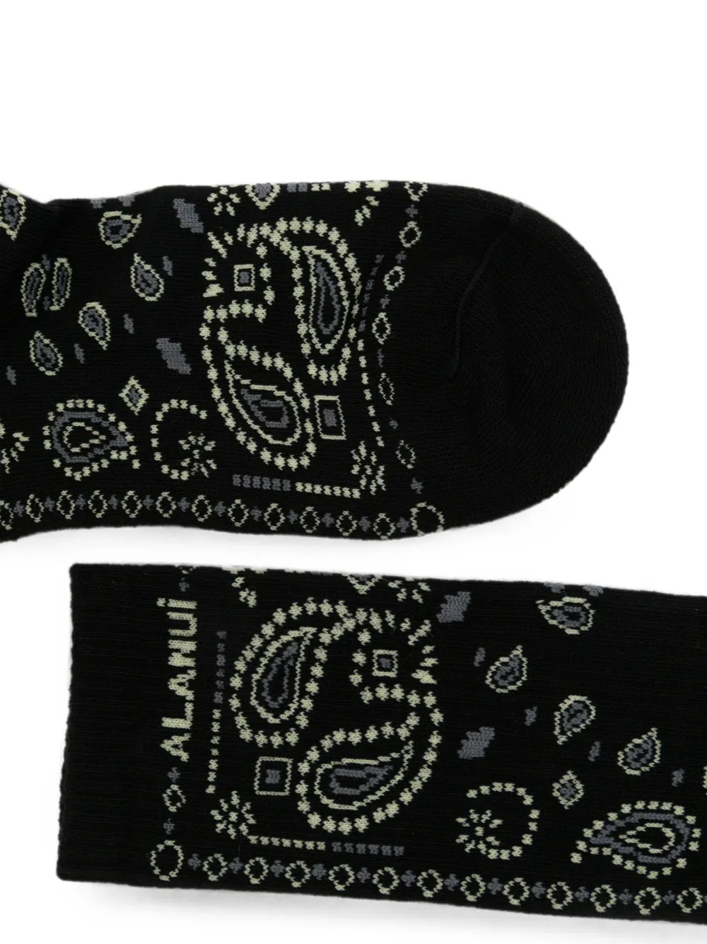 Alanui Sokken met paisley-print Zwart