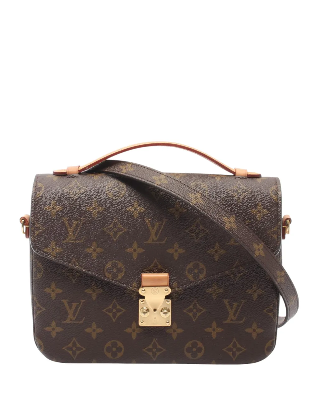 Louis Vuitton Pre-Owned 2020 Monogram Pochette Metis satchel - Braun