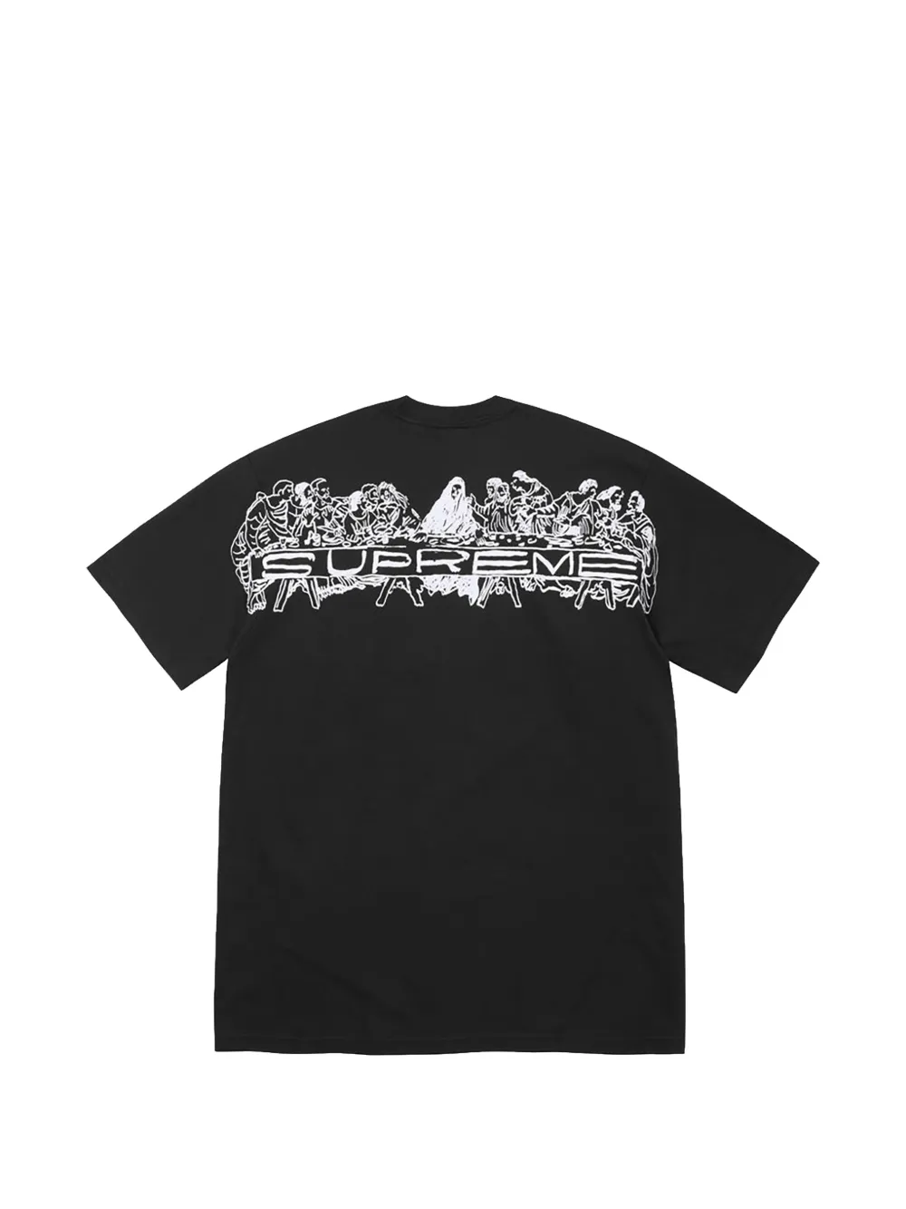 Supreme Supper T-shirt met grafische print Zwart