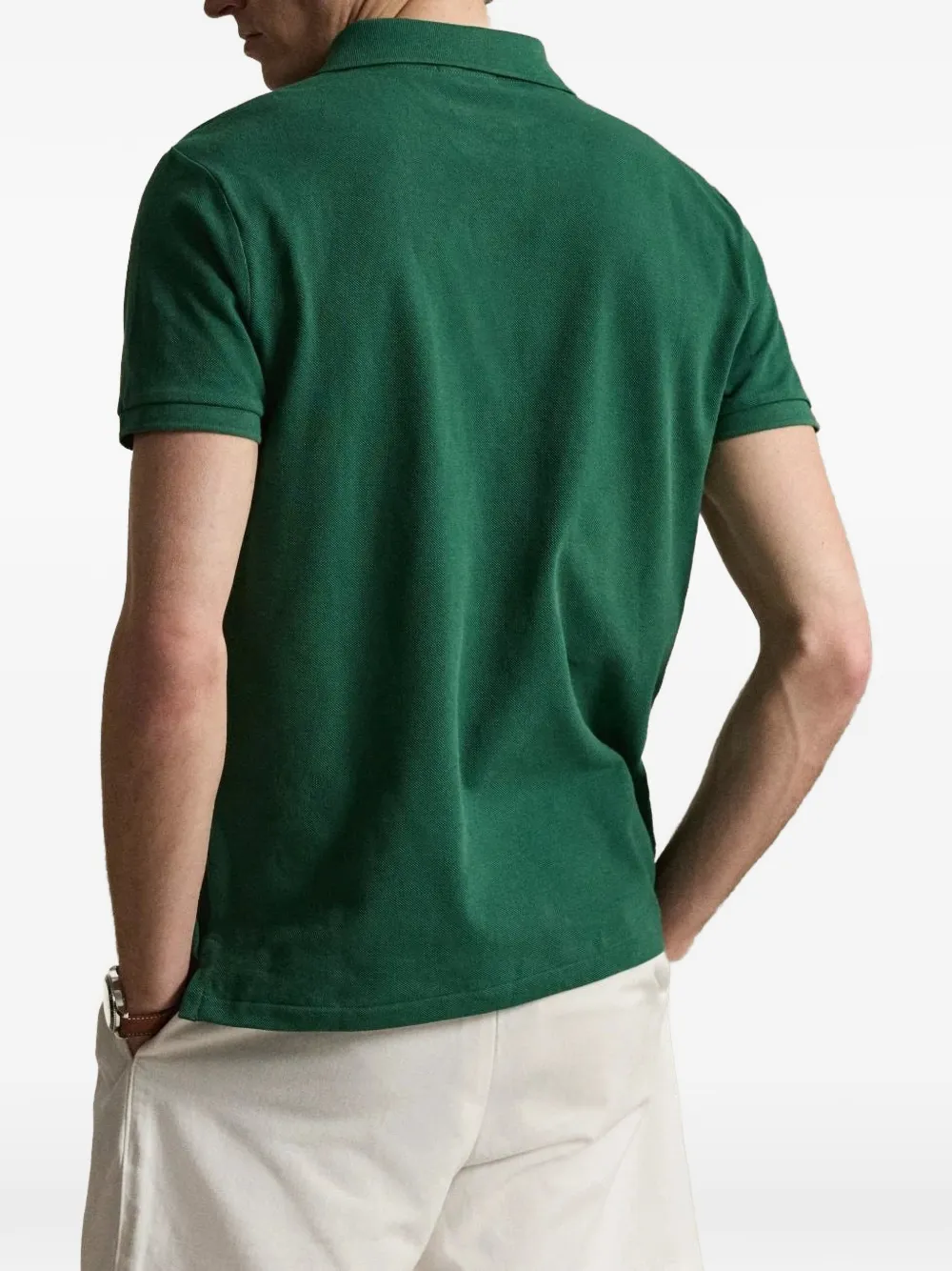 Polo Ralph Lauren Poloshirt met borduurwerk en mesh Groen